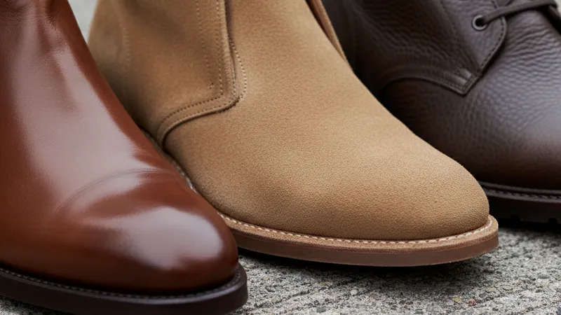 Matières bottines homme : laquelle choisir ?